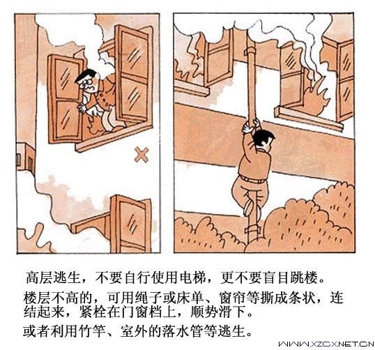 消防漫画图片