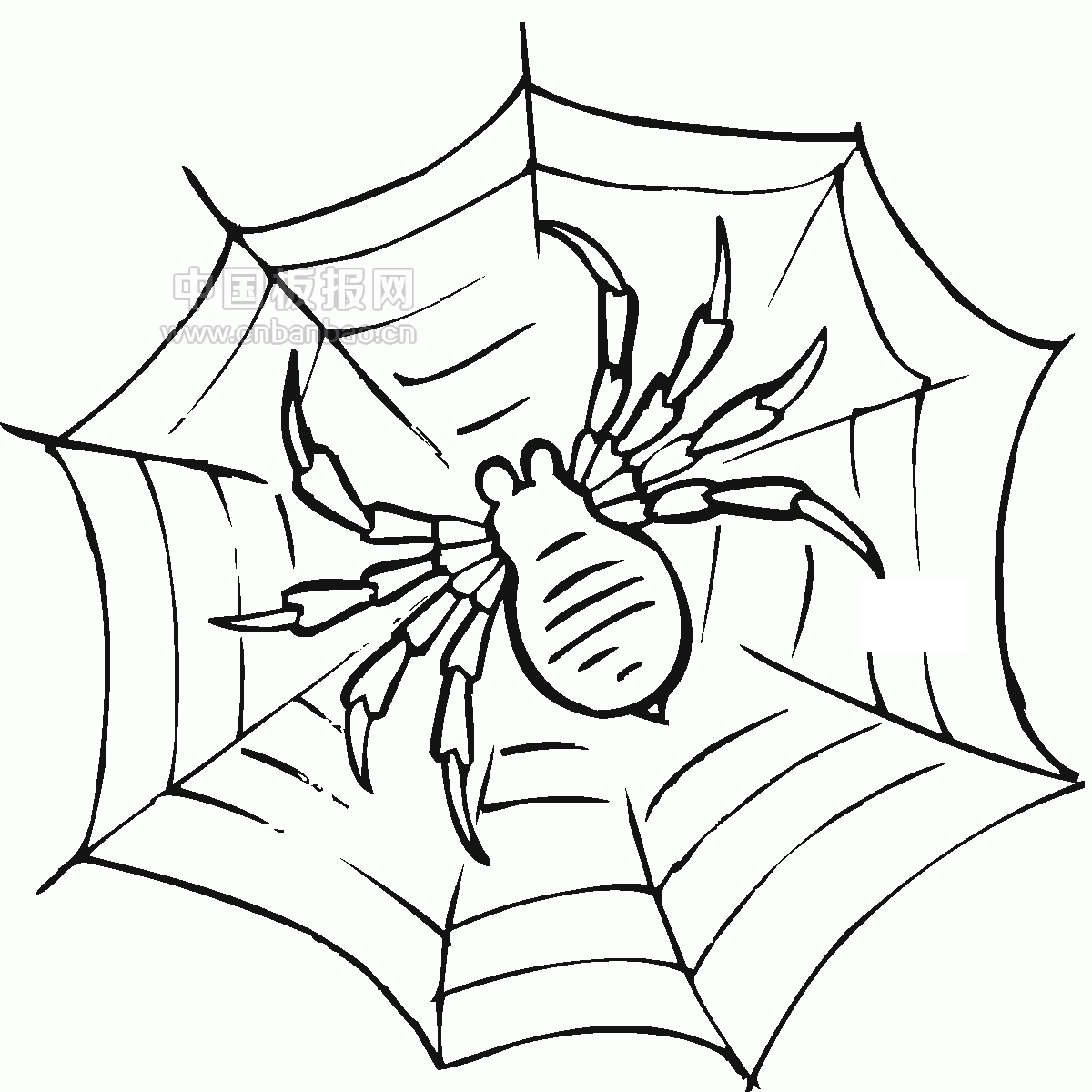 少儿简单漂亮美术大全 可爱简笔画蜘蛛怎么画详细过程（儿童绘画天空） - 有点网 - 好手艺