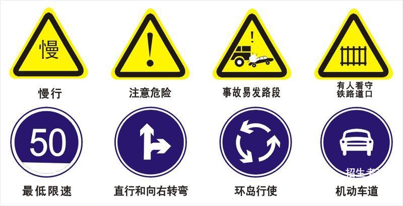 交通安全标志 交通安全标志图片大全