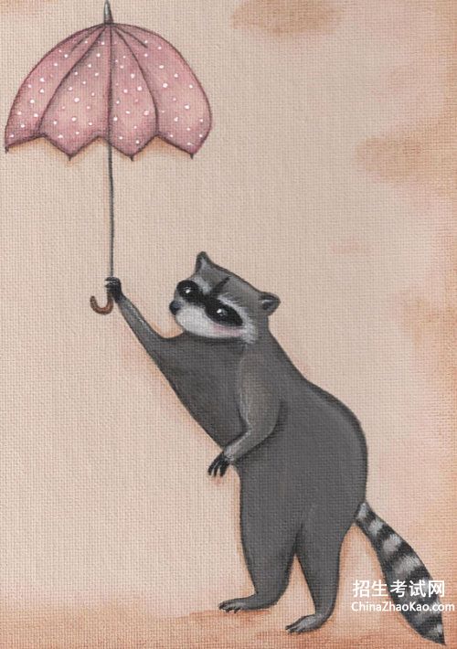 【下雨撑伞】