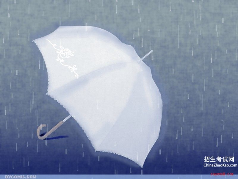 【下雨撑伞】