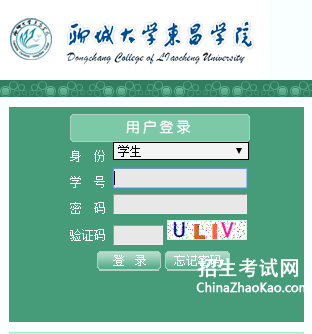 聊城大学东昌学院教务网络管理系统,http://221.2.208.75/jwweb/