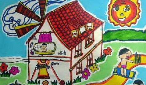 小学五年级家乡风景画