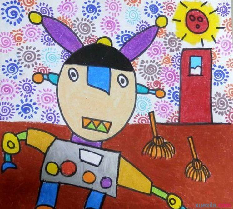 小学三年级科幻绘画作品