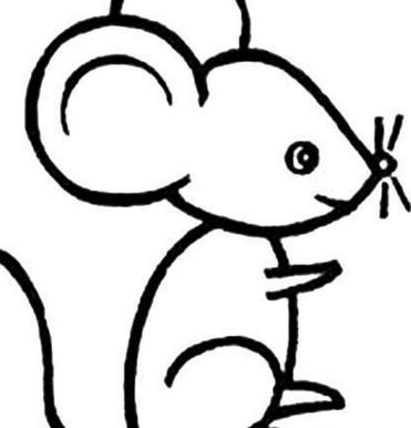 老鼠的简笔画图片