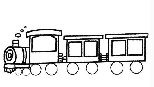 火车的简笔画图片